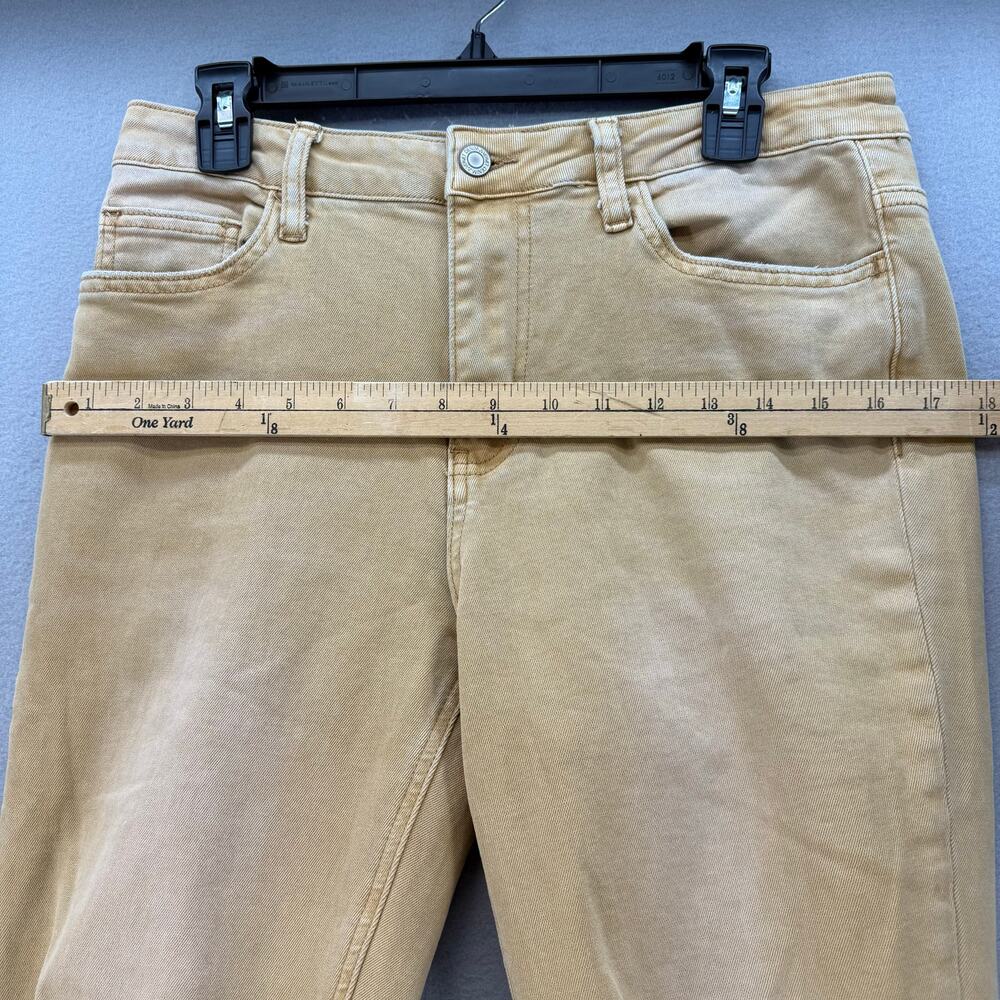 Vervet Blue Women's Jeans 30 (10) Sun Beige Factory Distressed Raw Hem Preppy - Picture 10 of 12